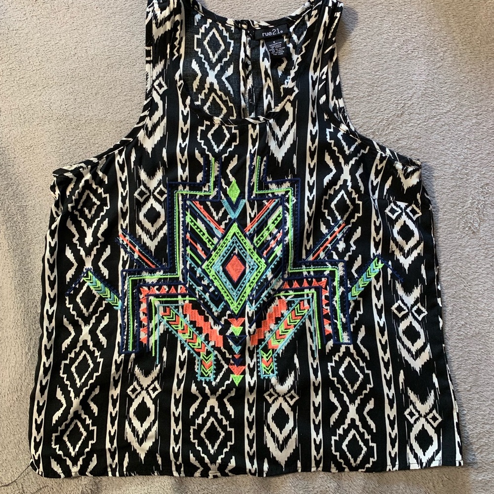 Rue 21 Boho sleeveless top